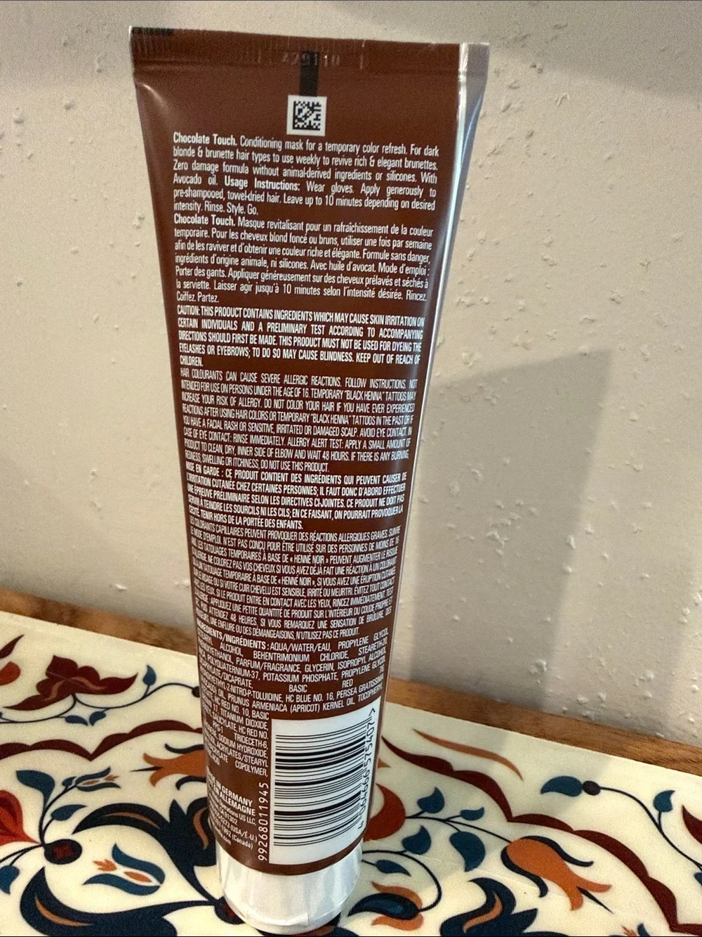 Wella Color Fresh Mask - Chocolate Brown Tube new Sealed.
